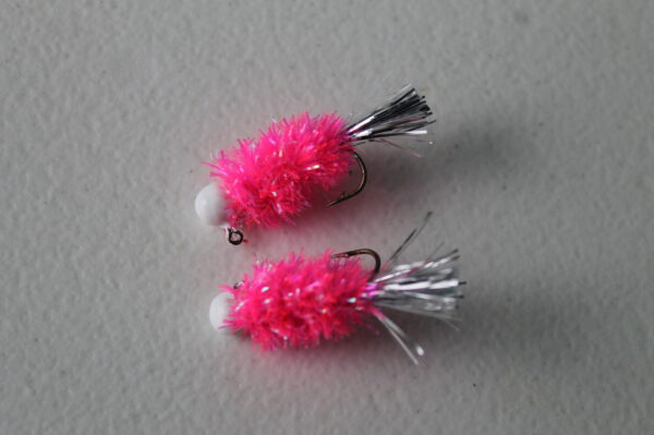 Crappie/Panfish Jig- Pink and Silver, 1/16 oz