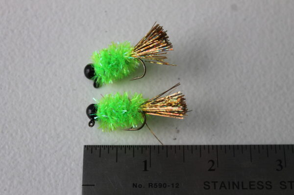 Crappie/Panfish Jig- Green and Copper, 1/16 oz