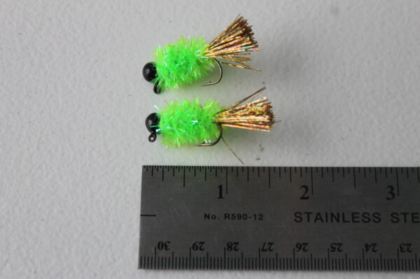 Crappie/Panfish Jig- Green and Copper, 1/16 oz - Image 2