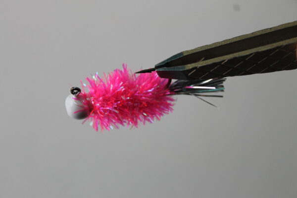 Crappie/Panfish Jig- Pink and Silver, 1/16 oz - Image 4