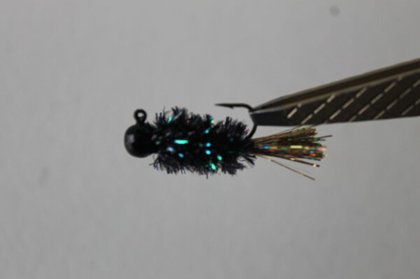 Crappie/Panfish Jig- Black, 1/16 oz