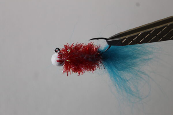 Crappie/Panfish Jig- Red, White, and Blue, 1/16 oz - Image 2